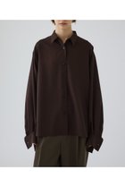 【リムアーク/RIM.ARK】の【9/3 10:00販売開始】Round cuff blouse/ブラウス ブラウン|ID:prp329100004652058