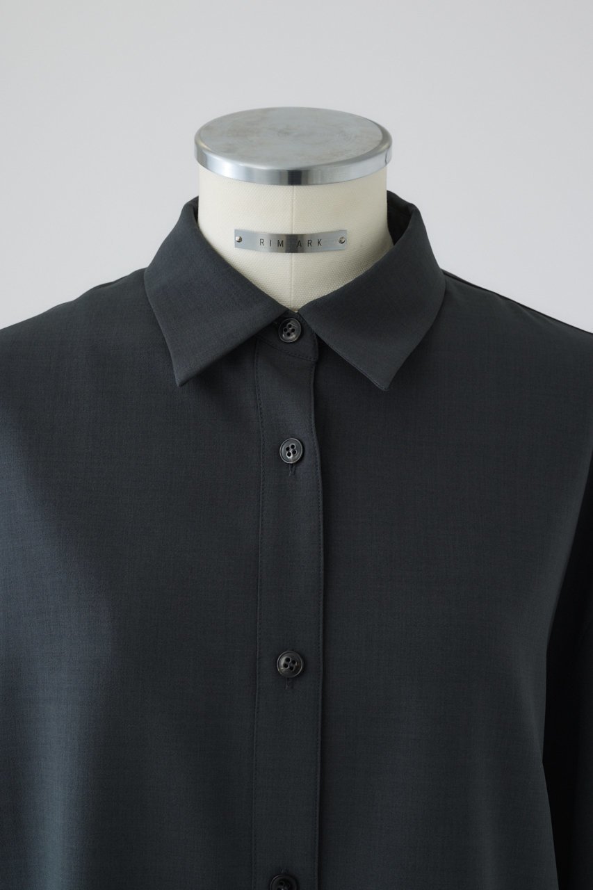 【リムアーク/RIM.ARK】の【9/3 10:00販売開始】Round cuff blouse/ブラウス 人気、トレンドファッション・服の通販 founy(ファニー) 　ファッション　Fashion　レディースファッション　Fashion for Women　トップス・カットソー　Cut & Sew Tops　シャツ・ブラウス・オフィスカジュアル　Elegant Blouses & Button-Ups　とろみ　Fluid, Flowy Fabric　カフス　Cuff Design　シンプル　Simple, Minimal　スリーブ　Sleeve, Long Sleeve / Short Sleeve　ベーシック　Basic, Essential　ラウンド　Round, Round Neck　ロング　Long, Long-Length　新作・新入荷　New Arrivals / New In　other-5|ID: prp329100004652058 ipo3291000000033616218