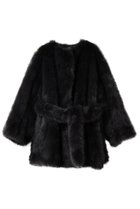 【オブリオ/AUBRIOT】のフェイクファー コート チャコールグレー|ID: prp329100004652059 ipo3291000000035477637