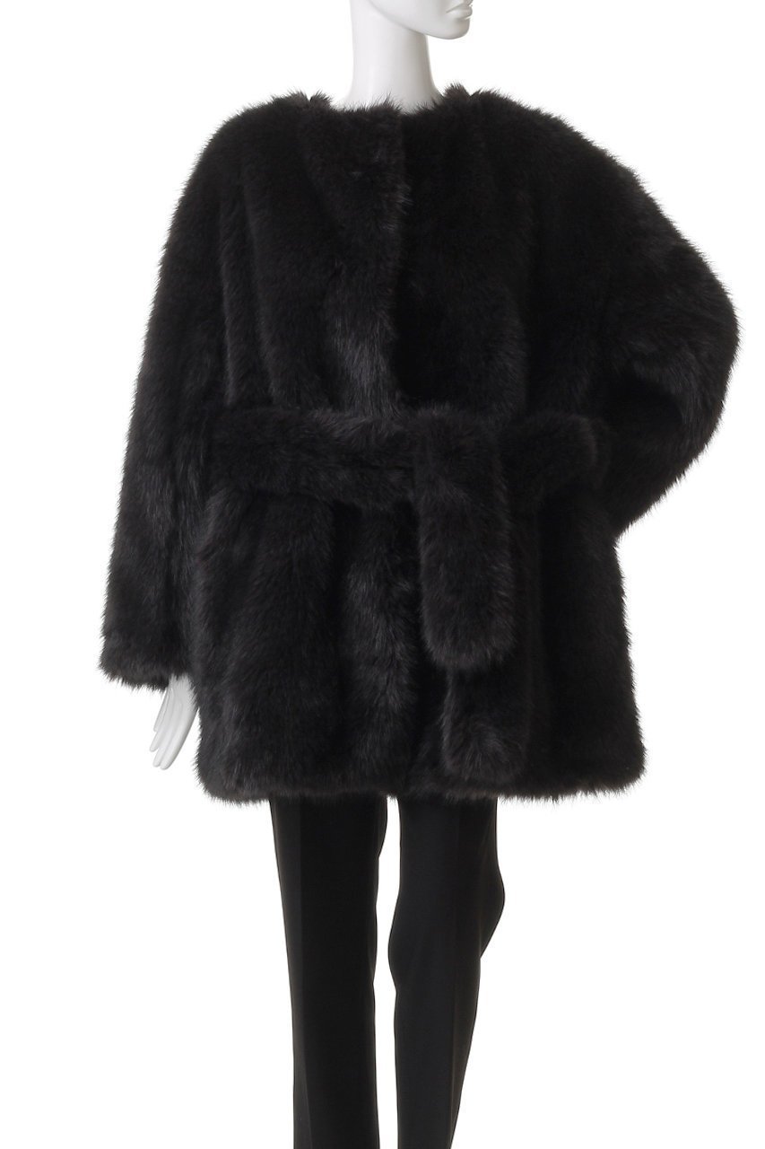 【オブリオ/AUBRIOT】のフェイクファー コート 人気、トレンドファッション・服の通販 founy(ファニー) 　ファッション　Fashion　レディースファッション　Fashion for Women　アウター　Coat / Outerwear Collection　コート・ロングコート・ピーコート　Long Coats, Peacoats & More　スリーブ　Sleeve, Long Sleeve / Short Sleeve　フェイクファー　Faux Fur, Imitation Fur　ラグジュアリー　Luxury, Elegant　ロング　Long, Long-Length　other-2|ID: prp329100004652059 ipo3291000000035817384