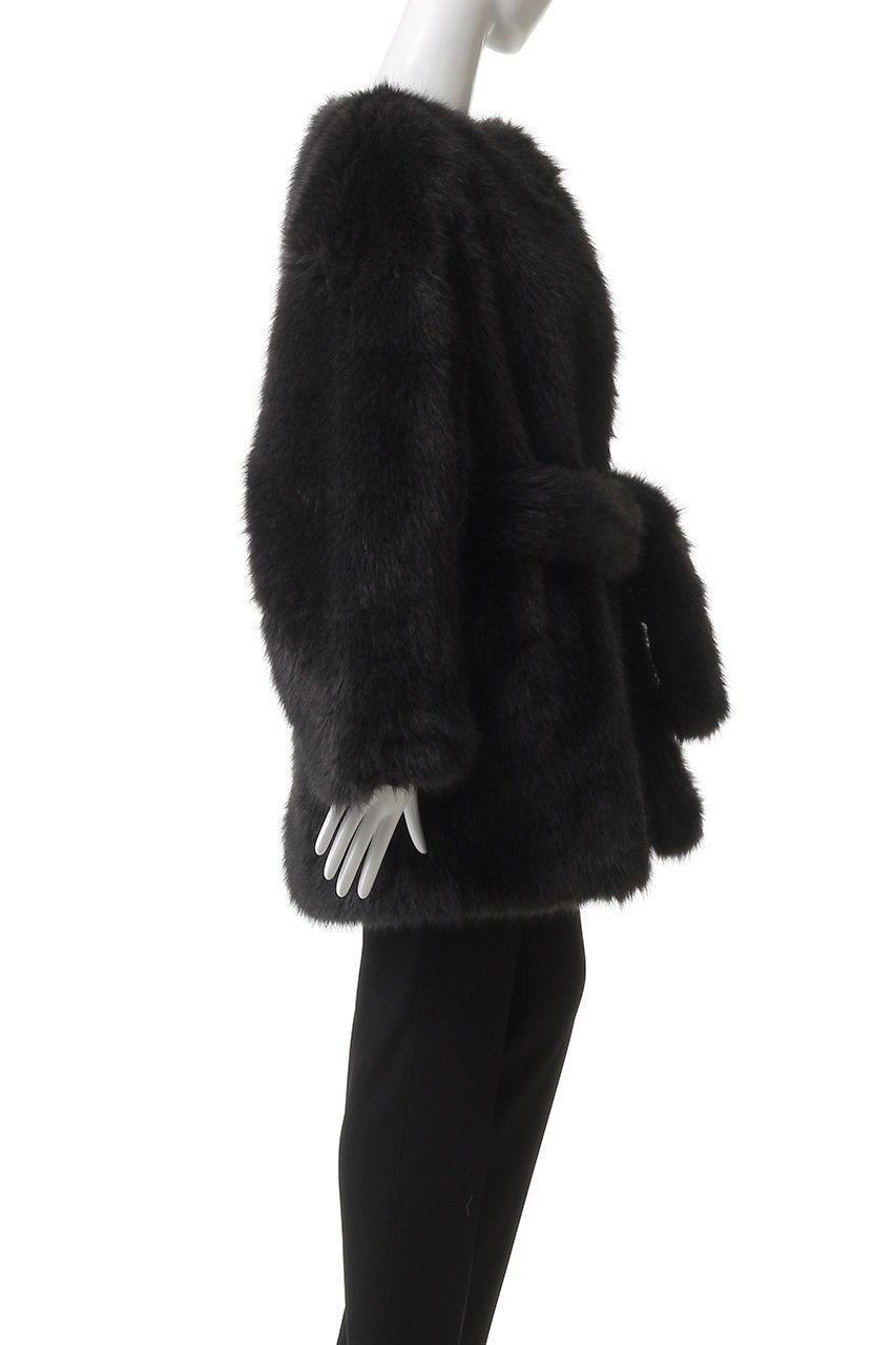 【オブリオ/AUBRIOT】のフェイクファー コート 人気、トレンドファッション・服の通販 founy(ファニー) 　ファッション　Fashion　レディースファッション　Fashion for Women　アウター　Coat / Outerwear Collection　コート・ロングコート・ピーコート　Long Coats, Peacoats & More　スリーブ　Sleeve, Long Sleeve / Short Sleeve　フェイクファー　Faux Fur, Imitation Fur　ラグジュアリー　Luxury, Elegant　ロング　Long, Long-Length　other-3|ID: prp329100004652059 ipo3291000000035817386