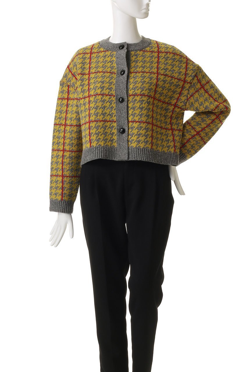 【オブリオ/AUBRIOT】のイタリアンウールカーディガン 人気、トレンドファッション・服の通販 founy(ファニー) 　ファッション　Fashion　レディースファッション　Fashion for Women　トップス・カットソー　Cut & Sew Tops　ニット　Knit Tops & Sweaters　カーディガン・羽織り　Layered Style Cardigans　イタリア　Italy　カーディガン　Cardigan, Knitwear　チェック　Check, Plaid, Tartan　リラックス　Relax, Relaxed Fit　other-5|ID: prp329100004652062 ipo3291000000033744761