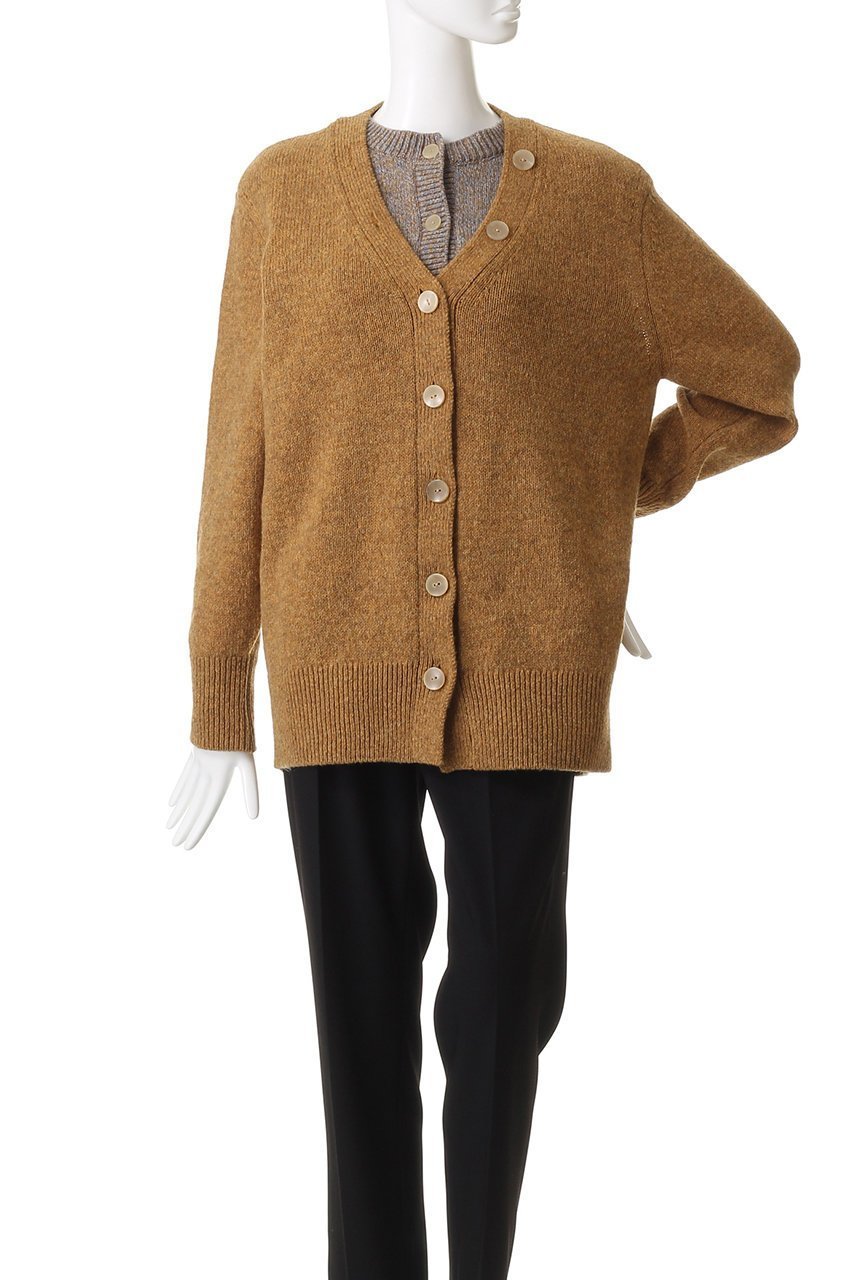 【オブリオ/AUBRIOT】のフェイクレイヤードカーディガン 人気、トレンドファッション・服の通販 founy(ファニー) 　ファッション　Fashion　レディースファッション　Fashion for Women　トップス・カットソー　Cut & Sew Tops　ニット　Knit Tops & Sweaters　カーディガン・羽織り　Layered Style Cardigans　イタリア　Italy　カーディガン　Cardigan, Knitwear　リラックス　Relax, Relaxed Fit　other-2|ID: prp329100004652063 ipo3291000000035276528