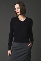 【オブリオ/AUBRIOT】のドライハイゲージ Vネックセーター ネイビー|ID:prp329100004652064