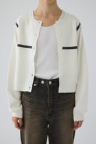 【リムアーク/RIM.ARK】の【9/3 10:00販売開始】Line compact knit CD/ニットカーディガン 人気、トレンドファッション・服の通販 founy(ファニー) ファッション Fashion レディースファッション Fashion for Women トップス・カットソー Cut & Sew Tops ニット Knit Tops & Sweaters カーディガン・羽織り Layered Style Cardigans インナー Innerwear カーディガン Cardigan, Knitwear スポーティ Sporty, Casual Athletic ベーシック Basic, Essential ミラノリブ Milano Rib, Milano Stitch 新作・新入荷 New Arrivals / New In thumbnail ホワイト|ID: prp329100004652066 ipo3291000000033616285