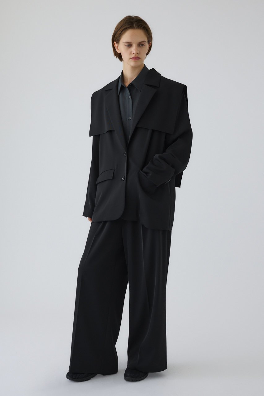 【リムアーク/RIM.ARK】の【9/3 10:00販売開始】Pouch set wide PT/パンツ 人気、トレンドファッション・服の通販 founy(ファニー) 　ファッション　Fashion　レディースファッション　Fashion for Women　パンツ　Pants & Trousers　おすすめ　Recommended / Our Picks　ジャケット　Jacket, Outerwear　セットアップ　Set-Up, Coordinated Outfit　ツイル　Twist, Twisted Detail　ポーチ　Pouch, Small Case　マニッシュ　Mannish, Boyish　ワイド　Wide, Wide Fit　ワンポイント　One Point, Statement Accent　エレガント 上品　Elegant　新作・新入荷　New Arrivals / New In　 other-1|ID: prp329100004652069 ipo3291000000033616313