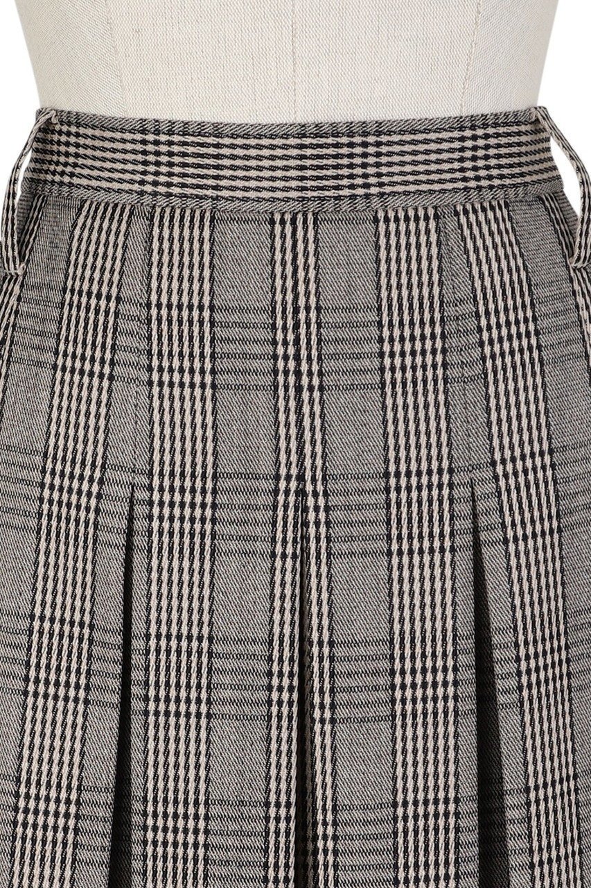 【オブリオ/AUBRIOT】のチェックスカート 人気、トレンドファッション・服の通販 founy(ファニー) 　ファッション　Fashion　レディースファッション　Fashion for Women　スカート　Skirts　ロングスカート　Long Skirts / Maxi & Midi Skirts　2025年　2025　2025-2026秋冬・A/W　Autumn/Winter 2025–26 AW25–26　イタリア　Italy　キルト　Quilt, Quilted Fabric　クラシック　Classic, Timeless Style　コンパクト　Compact, Small Size　チェック　Check, Plaid, Tartan　プリーツ　Pleats, Pleated　ボックス　Boxy, Box Shape　ロング　Long, Long-Length　A/W・秋冬　Autumn/Winter　other-4|ID: prp329100004652070 ipo3291000000033616322