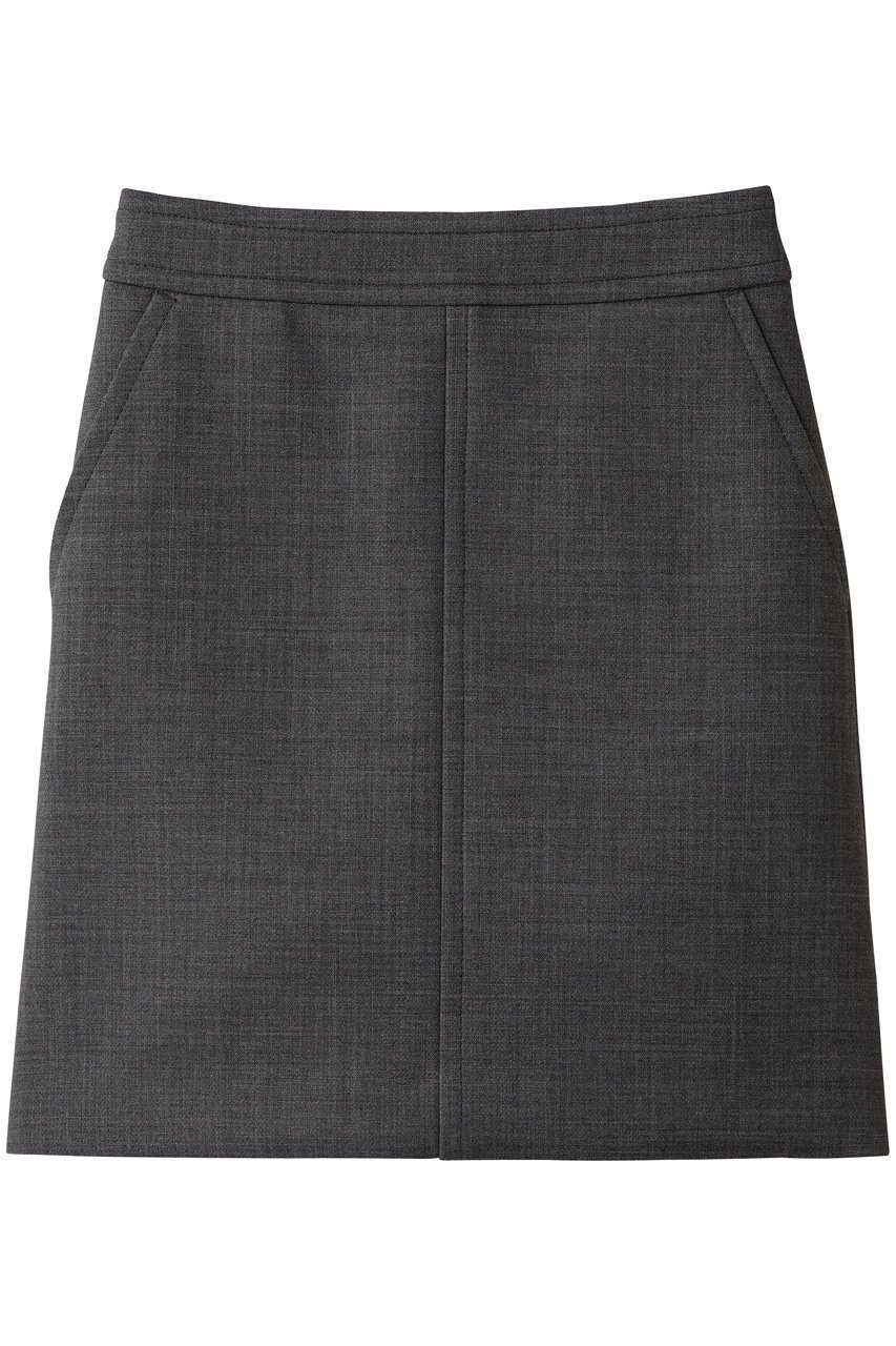 【オブリオ/AUBRIOT】のメリノウール ミニスカート インテリア・キッズ・メンズ・レディースファッション・服の通販 founy(ファニー) 　ファッション　Fashion　レディースファッション　Fashion for Women　スカート　Skirts　ミニスカート　Mini Skirts　イタリア　Italy　ストレッチ　Stretch, Stretchy Fabric　ファブリック　Fabric, Textile　フォルム　Silhouette, Form　ミニスカート　Mini Skirt, Short Skirt　モダン　Modern, Contemporary　チャコールグレー|ID: prp329100004652071 ipo3291000000036073451