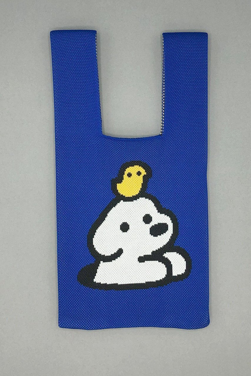 【ビーピービーピー/bpbp】の【UNISEX】【matsui】ニット ミニマルシェバッグ インテリア・キッズ・メンズ・レディースファッション・服の通販 founy(ファニー) 　ファッション　Fashion　レディースファッション　Fashion for Women　トップス・カットソー　Cut & Sew Tops　ニット　Knit Tops & Sweaters　イラスト　Illustration　シンプル　Simple, Minimal　スマート　Smart, Elegant　ダブル　Double, Double-Breasted　フェイス　Face, Facial Design　モチーフ　Motif, Design Theme　ユニセックス　Unisex, Genderless　おすすめ　Recommended / Our Picks　犬　Dog　ギフト プレゼント　Gift / Present　新作・新入荷　New Arrivals / New In　BAG FIND ME|ID: prp329100004653132 ipo3291000000033628351