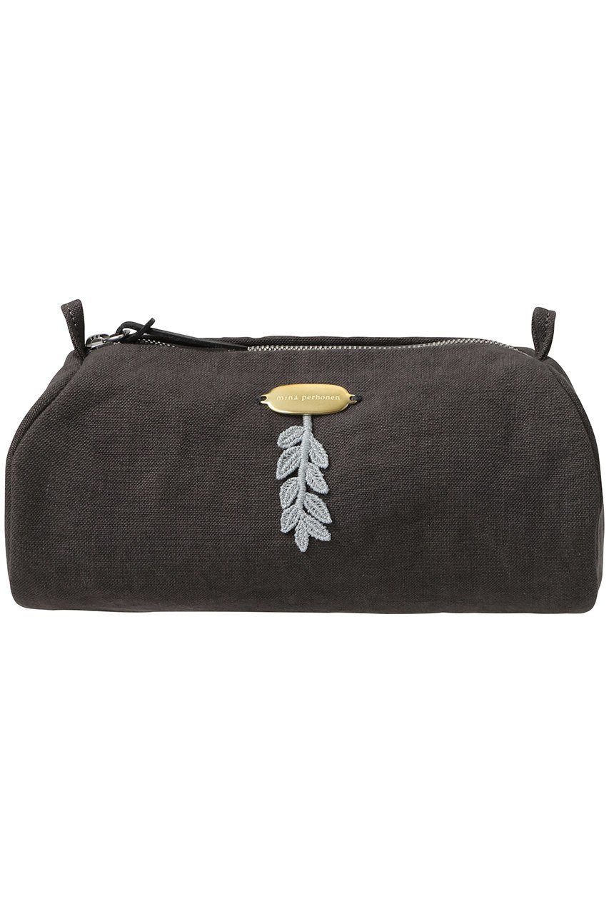 【ミナ ペルホネン/mina perhonen】のrotolo pouch ポーチ インテリア・キッズ・メンズ・レディースファッション・服の通販 founy(ファニー) 　ファッション　Fashion　レディースファッション　Fashion for Women　ポーチ&ミニバッグ　Pouches & Mini Bags　2025年　2025　2025-2026秋冬・A/W　Autumn/Winter 2025–26 AW25–26　おすすめ　Recommended / Our Picks　ギフト プレゼント　Gift / Present　シンプル　Simple, Minimal　フォルム　Silhouette, Form　プリント　Print, Printed Pattern　プレート　Plate, Dish　ポーチ　Pouch, Small Case　モチーフ　Motif, Design Theme　レース　Lace, Lace Fabric　A/W・秋冬　Autumn/Winter　グレー|ID: prp329100004653137 ipo3291000000033628402