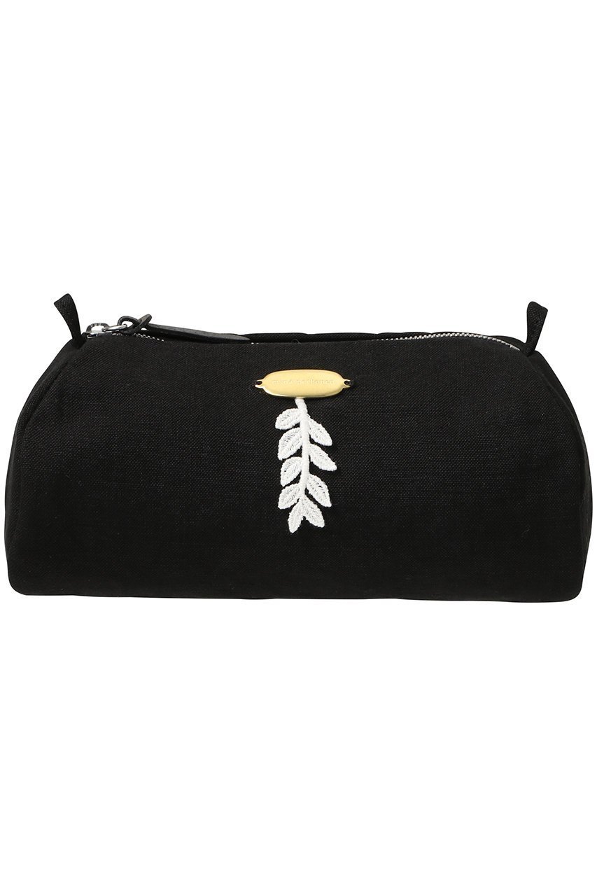 【ミナ ペルホネン/mina perhonen】のrotolo pouch ポーチ インテリア・キッズ・メンズ・レディースファッション・服の通販 founy(ファニー) 　ファッション　Fashion　レディースファッション　Fashion for Women　ポーチ&ミニバッグ　Pouches & Mini Bags　2025年　2025　2025-2026秋冬・A/W　Autumn/Winter 2025–26 AW25–26　おすすめ　Recommended / Our Picks　ギフト プレゼント　Gift / Present　シンプル　Simple, Minimal　フォルム　Silhouette, Form　プリント　Print, Printed Pattern　プレート　Plate, Dish　ポーチ　Pouch, Small Case　モチーフ　Motif, Design Theme　レース　Lace, Lace Fabric　A/W・秋冬　Autumn/Winter　ブラック|ID: prp329100004653137 ipo3291000000033628403