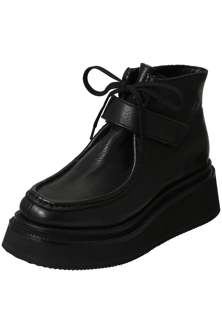 【ピアッカセッテ/ph7+】の【UNISEX】モカシンベルクロレースアップアンクルブーツ 人気、トレンドファッション・服の通販 founy(ファニー) 　ファッション　Fashion　レディースファッション　Fashion for Women　ユニセックス　Unisex, Genderless　ショート　Short, Short Length　シンプル　Simple, Minimal　厚底　Platform Shoes　other-2|ID: prp329100004653144 ipo3291000000035967517