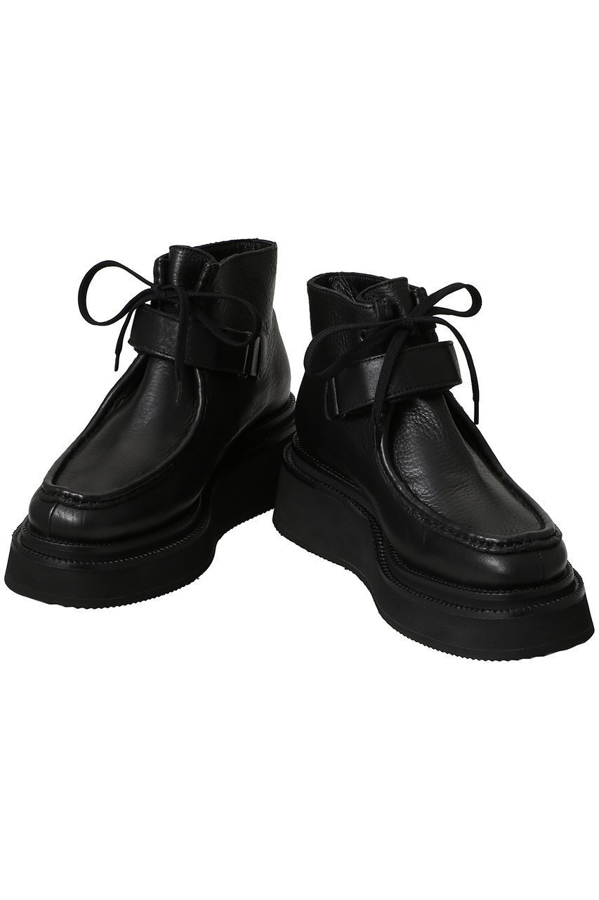 【ピアッカセッテ/ph7+】の【UNISEX】モカシンベルクロレースアップアンクルブーツ 人気、トレンドファッション・服の通販 founy(ファニー) 　ファッション　Fashion　レディースファッション　Fashion for Women　ユニセックス　Unisex, Genderless　ショート　Short, Short Length　シンプル　Simple, Minimal　厚底　Platform Shoes　other-5|ID: prp329100004653144 ipo3291000000036075338