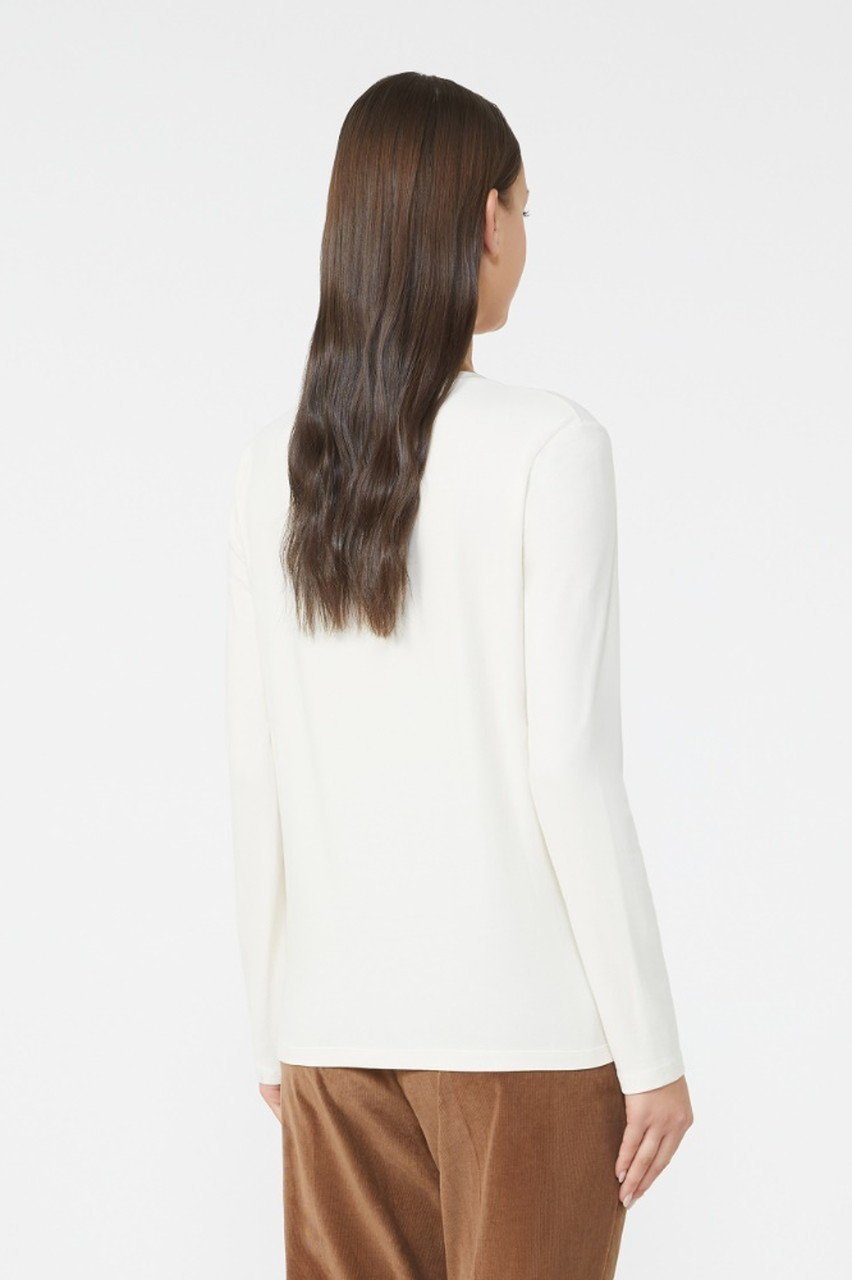 【マックスマーラ/Max Mara】の【Weekend Max Mara】RENOIR スパンコール JE TAIME PARISトップス 人気、トレンドファッション・服の通販 founy(ファニー) 　ファッション　Fashion　レディースファッション　Fashion for Women　トップス・カットソー　Cut & Sew Tops　シャツ・ブラウス・オフィスカジュアル　Elegant Blouses & Button-Ups　ロングTシャツ・Tシャツ　Longline T-Shirts & Tees　カットソー・ベーシックTシャツ　Cut-and-Sewn Tops / Stretch Tees & Basics　コンパクト　Compact, Small Size　スパンコール　Sequins, Sequin Embellishment　スリーブ　Sleeve, Long Sleeve / Short Sleeve　モノトーン　Monotone, Black and White　ロング　Long, Long-Length　長袖　Long Sleeve, Full Sleeve　other-8|ID: prp329100004653145 ipo3291000000033831200