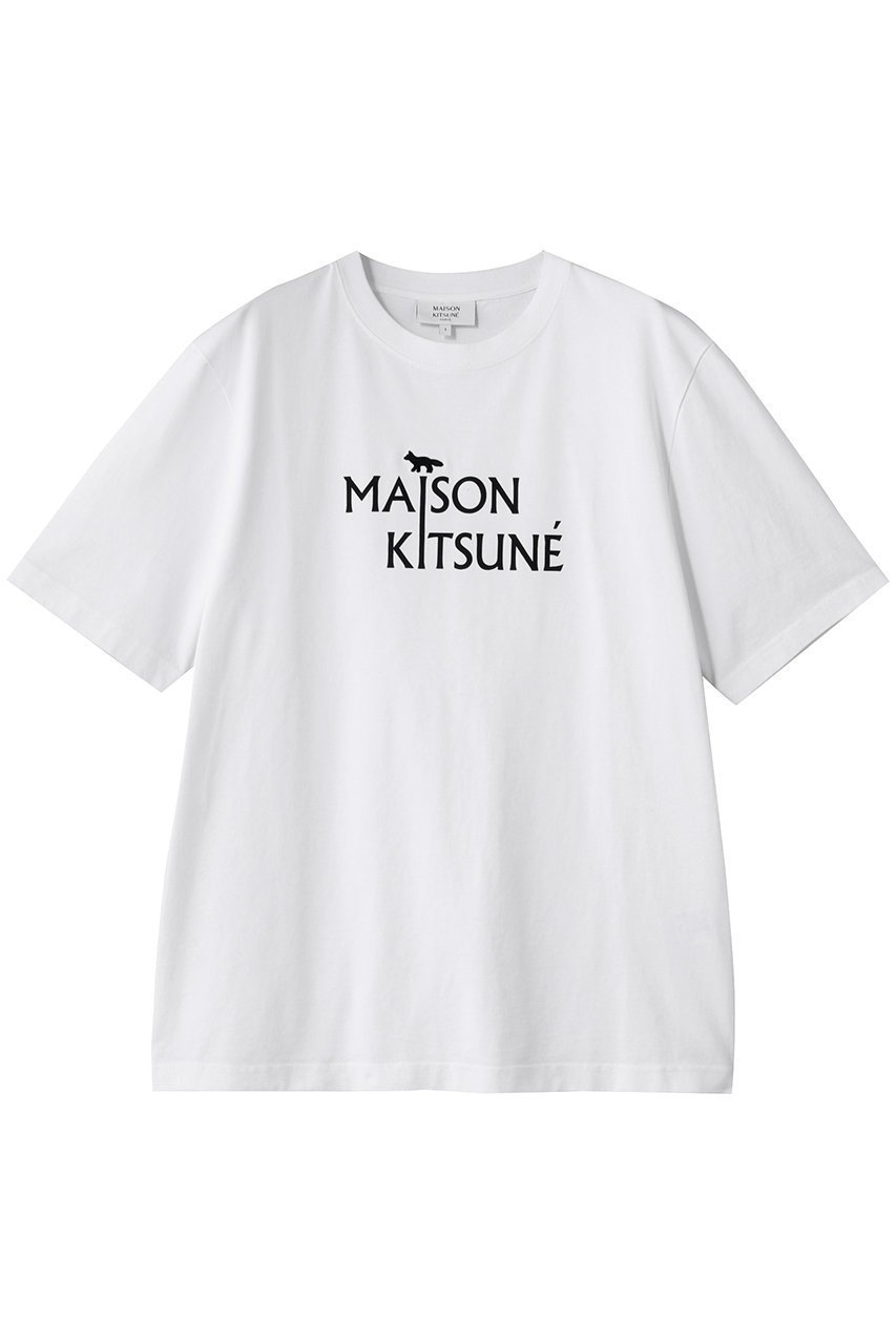 【メゾン キツネ/MAISON KITSUNE / MEN】の【MEN】MAISON KITSUNE PILLAR コンフォート Tシャツ インテリア・キッズ・メンズ・レディースファッション・服の通販 founy(ファニー) ファッション Fashion メンズファッション Fashion for Men トップス・カットソー Cut & Sew Tops メンズシャツ Shirts ショート Short, Short Length スリーブ Sleeve, Long Sleeve / Short Sleeve ボトム Bottoms, Lower Wear ホワイト|ID: prp329100004653147 ipo3291000000035799130