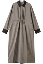 【エブール/ebure】のパウダリーシルク オーガンジーディテールワンピース 人気、トレンドファッション・服の通販 founy(ファニー) ファッション Fashion レディースファッション Fashion for Women ワンピース Dresses チュニック Tunic Tops & Dresses オーガンジー Organza Fabric カフス Cuff Design ギャザー Gathered, Ruffled シルク Silk, 100% Silk ダブル Double, Double-Breasted チュニック Tunic, Long Top フォルム Silhouette, Form エレガント 上品 Elegant thumbnail グレージュ|ID: prp329100004653154 ipo3291000000035967544