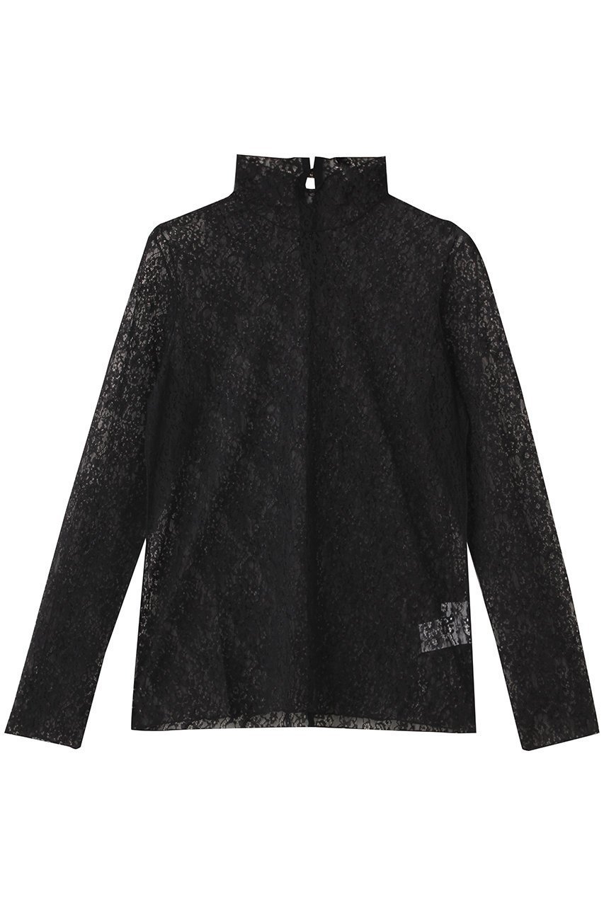 【デザイン ワークス/DESIGN WORKS】のBEAUVET ストレッチレースプルオーバー インテリア・キッズ・メンズ・レディースファッション・服の通販 founy(ファニー) 　ファッション　Fashion　レディースファッション　Fashion for Women　トップス・カットソー　Cut & Sew Tops　シャツ・ブラウス・オフィスカジュアル　Elegant Blouses & Button-Ups　カジュアルプルオーバー・ニットトップス　Pullovers & Knit Tops / Casual Pullovers　2025年　2025　2025-2026秋冬・A/W　Autumn/Winter 2025–26 AW25–26　インナー　Innerwear　コンパクト　Compact, Small Size　ジャケット　Jacket, Outerwear　ストレッチ　Stretch, Stretchy Fabric　スリーブ　Sleeve, Long Sleeve / Short Sleeve　レース　Lace, Lace Fabric　ロング　Long, Long-Length　A/W・秋冬　Autumn/Winter　ブラック|ID: prp329100004653161 ipo3291000000033628585