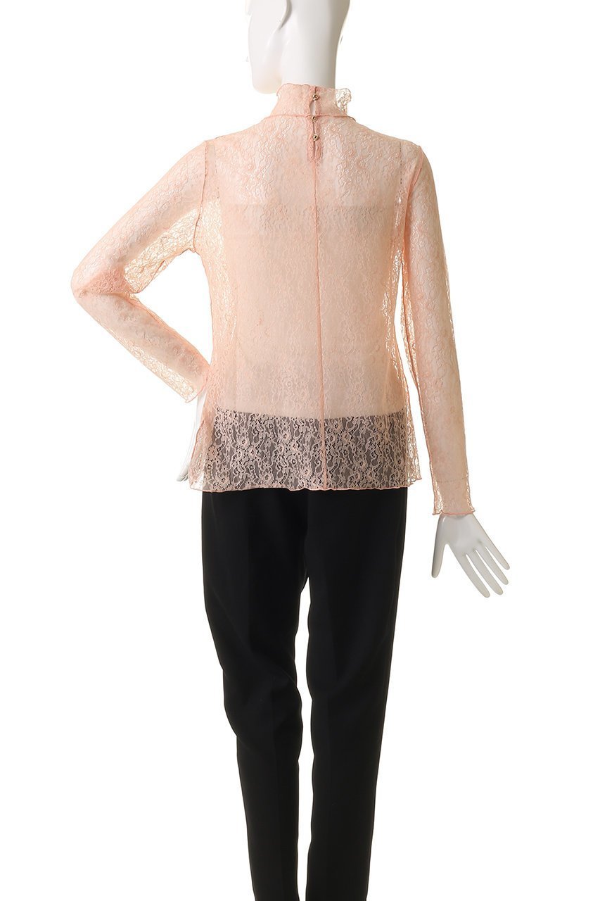 【デザイン ワークス/DESIGN WORKS】のBEAUVET ストレッチレースプルオーバー 人気、トレンドファッション・服の通販 founy(ファニー) 　ファッション　Fashion　レディースファッション　Fashion for Women　トップス・カットソー　Cut & Sew Tops　シャツ・ブラウス・オフィスカジュアル　Elegant Blouses & Button-Ups　カジュアルプルオーバー・ニットトップス　Pullovers & Knit Tops / Casual Pullovers　インナー　Innerwear　コンパクト　Compact, Small Size　ジャケット　Jacket, Outerwear　ストレッチ　Stretch, Stretchy Fabric　スリーブ　Sleeve, Long Sleeve / Short Sleeve　レース　Lace, Lace Fabric　ロング　Long, Long-Length　other-4|ID: prp329100004653161 ipo3291000000035378561