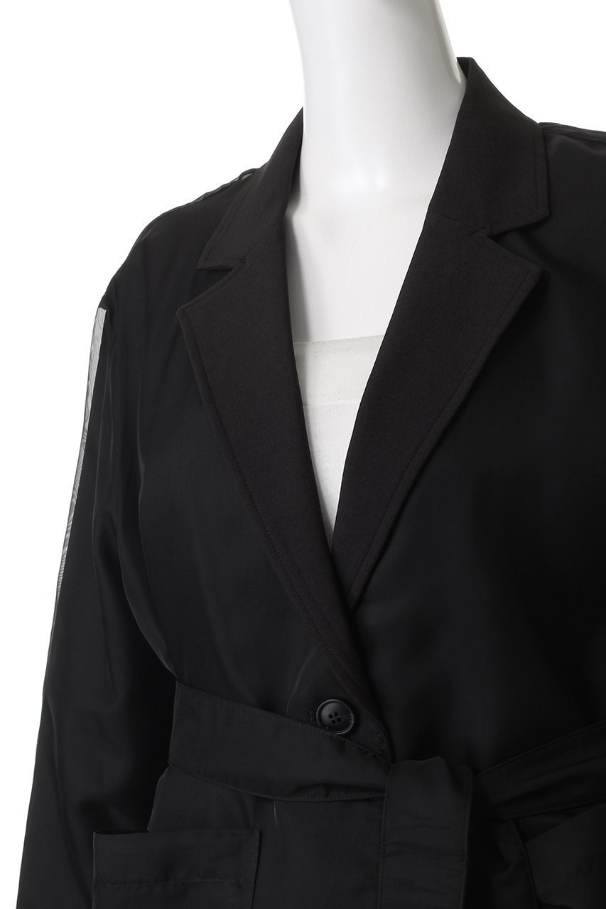 【マノフ/MANOF】のLAYERED SHEER JACKET ジャケット 人気、トレンドファッション・服の通販 founy(ファニー) 　ファッション　Fashion　レディースファッション　Fashion for Women　アウター　Coat / Outerwear Collection　レディースジャケット・軽アウター　Jackets　2025年　2025　2025-2026秋冬・A/W　Autumn/Winter 2025–26 AW25–26　おすすめ　Recommended / Our Picks　シアー　Sheer, See-Through　ジャケット　Jacket, Outerwear　スラックス　Slacks, Dress Pants　ダウン　Down, Puffer　デニム　Denim, Jeans Material　トレンド　Trend, Trending Now　A/W・秋冬　Autumn/Winter　other-5|ID: prp329100004653171 ipo3291000000033628695