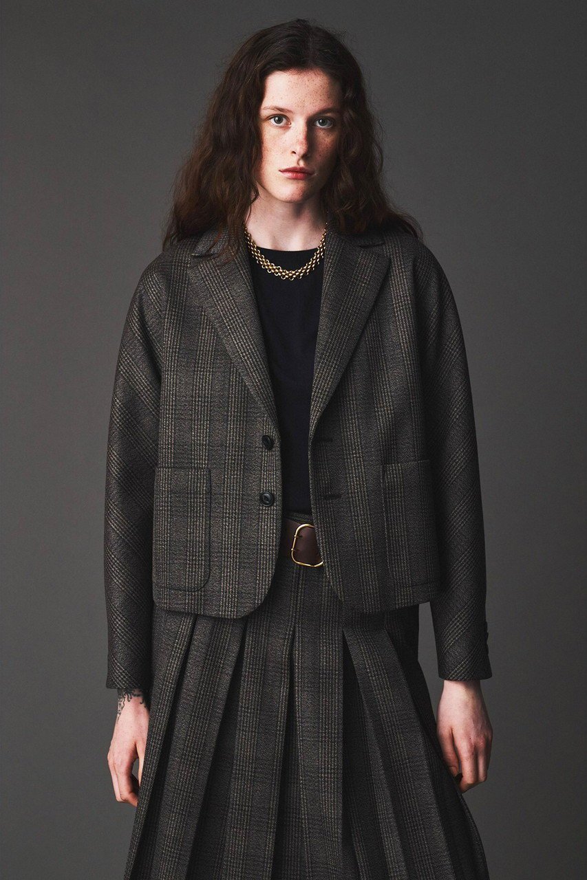 【オブリオ/AUBRIOT】のチェックジャケット 人気、トレンドファッション・服の通販 founy(ファニー) ファッション Fashion レディースファッション Fashion for Women アウター Coat / Outerwear Collection レディースジャケット・軽アウター Jackets イタリア Italy クラシック Classic, Timeless Style コンパクト Compact, Small Size ジャケット Jacket, Outerwear チェック Check, Plaid, Tartan フォルム Silhouette, Form ボックス Boxy, Box Shape other-1|ID: prp329100004653173 ipo3291000000033683380