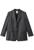 【エブール/ebure】のソフトギャバジン 2釦シングルジャケット グレー|ID: prp329100004653174 ipo3291000000035967615