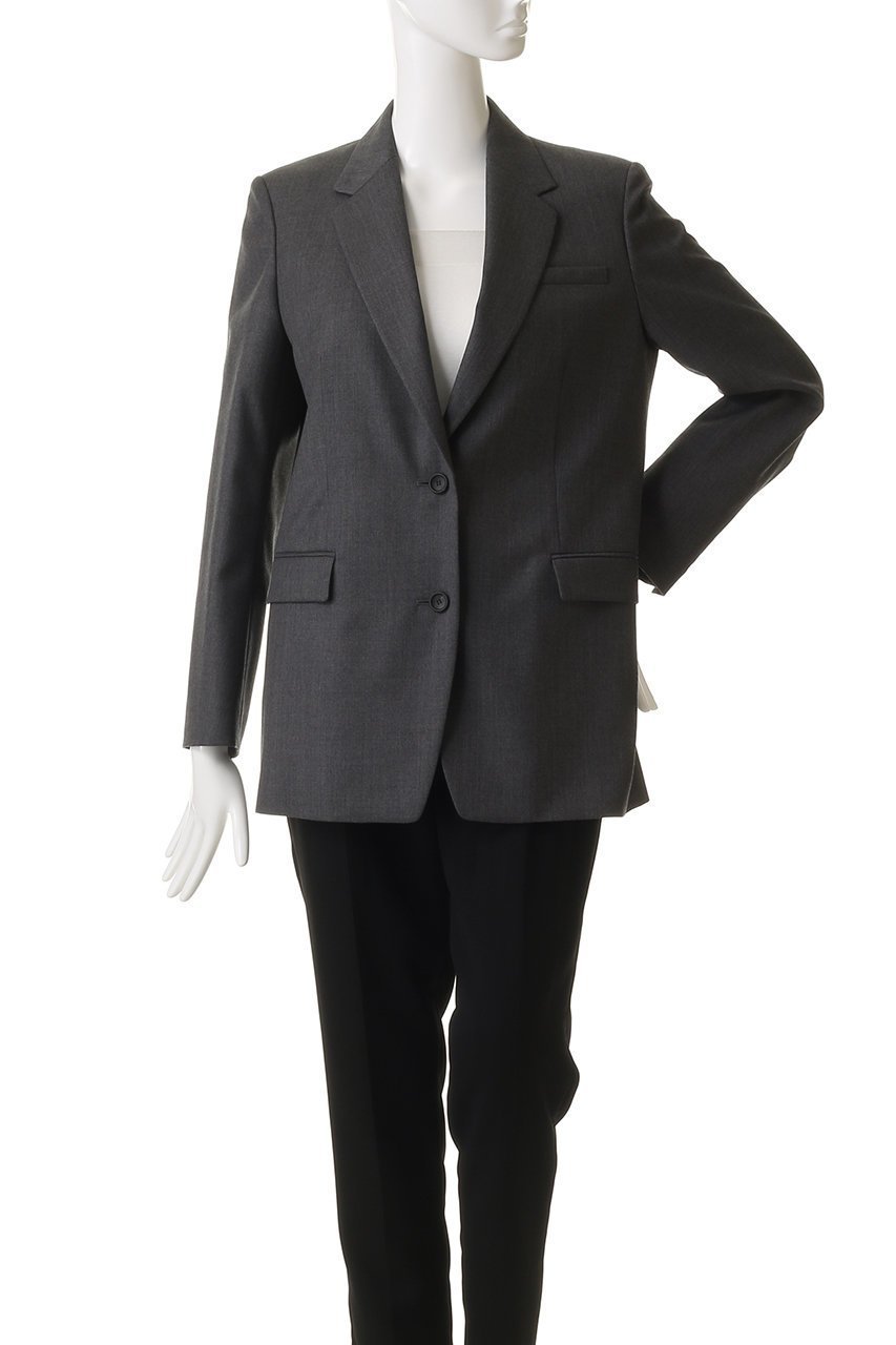 【エブール/ebure】のソフトギャバジン 2釦シングルジャケット 人気、トレンドファッション・服の通販 founy(ファニー) ファッション Fashion レディースファッション Fashion for Women アウター Coat / Outerwear Collection レディースジャケット・軽アウター Jackets ジャケット Jacket, Outerwear ストライプ Stripe, Striped Pattern ブローチ Brooch, Pin Brooch エレガント 上品 Elegant other-2|ID: prp329100004653174 ipo3291000000035967617