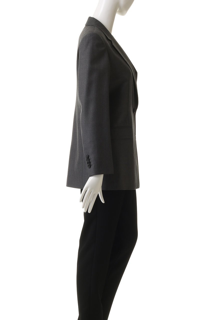 【エブール/ebure】のソフトギャバジン 2釦シングルジャケット 人気、トレンドファッション・服の通販 founy(ファニー) ファッション Fashion レディースファッション Fashion for Women アウター Coat / Outerwear Collection レディースジャケット・軽アウター Jackets ジャケット Jacket, Outerwear ストライプ Stripe, Striped Pattern ブローチ Brooch, Pin Brooch エレガント 上品 Elegant other-3|ID: prp329100004653174 ipo3291000000035967618