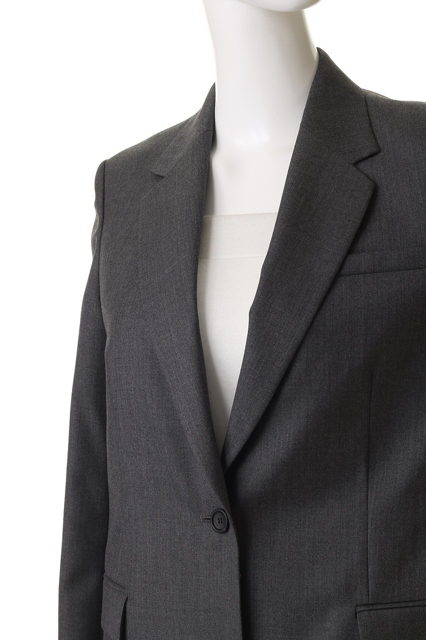 【エブール/ebure】のソフトギャバジン 2釦シングルジャケット 人気、トレンドファッション・服の通販 founy(ファニー) ファッション Fashion レディースファッション Fashion for Women アウター Coat / Outerwear Collection レディースジャケット・軽アウター Jackets ジャケット Jacket, Outerwear ストライプ Stripe, Striped Pattern ブローチ Brooch, Pin Brooch エレガント 上品 Elegant other-5|ID: prp329100004653174 ipo3291000000035967622