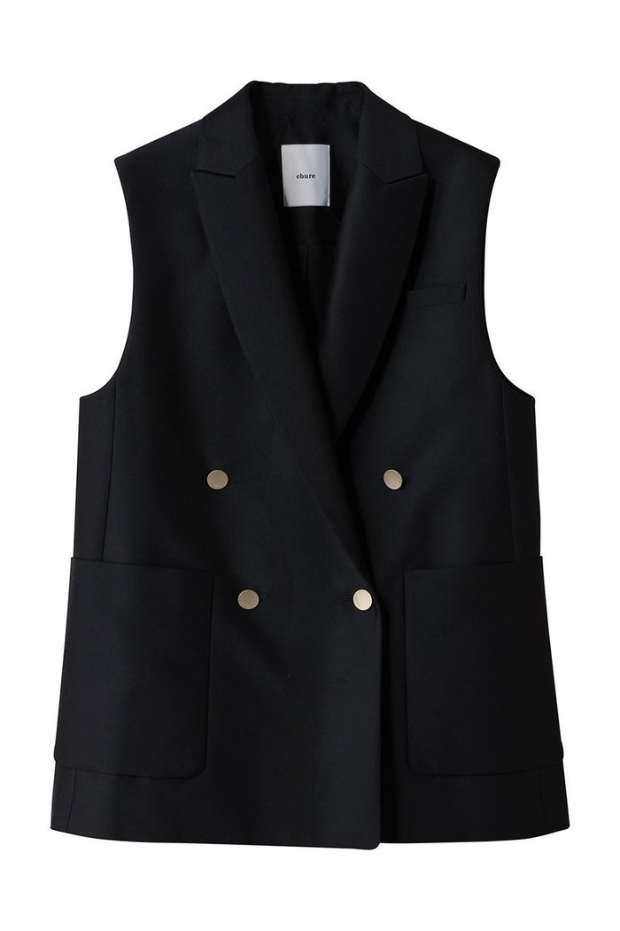 【エブール/ebure】のウールシルクコットン 4釦ダブルジレ インテリア・キッズ・メンズ・レディースファッション・服の通販 founy(ファニー) https://founy.com/ ファッション Fashion レディースファッション Fashion for Women アウター Coat / Outerwear Collection レディースジャケット・軽アウター Jackets おすすめ Recommended / Our Picks シルク Silk, 100% Silk ジャケット Jacket, Outerwear ダブル Double, Double-Breasted ベスト Vest, Waistcoat マニッシュ Mannish, Boyish エレガント 上品 Elegant ビジネス 仕事 通勤 Business / Work / Commuting 夏 Summer 春 Spring S/S・春夏 SS, Spring/Summer, Warm Season A/W・秋冬 Autumn/Winter |ID: prp329100004653175 ipo3291000000035967628