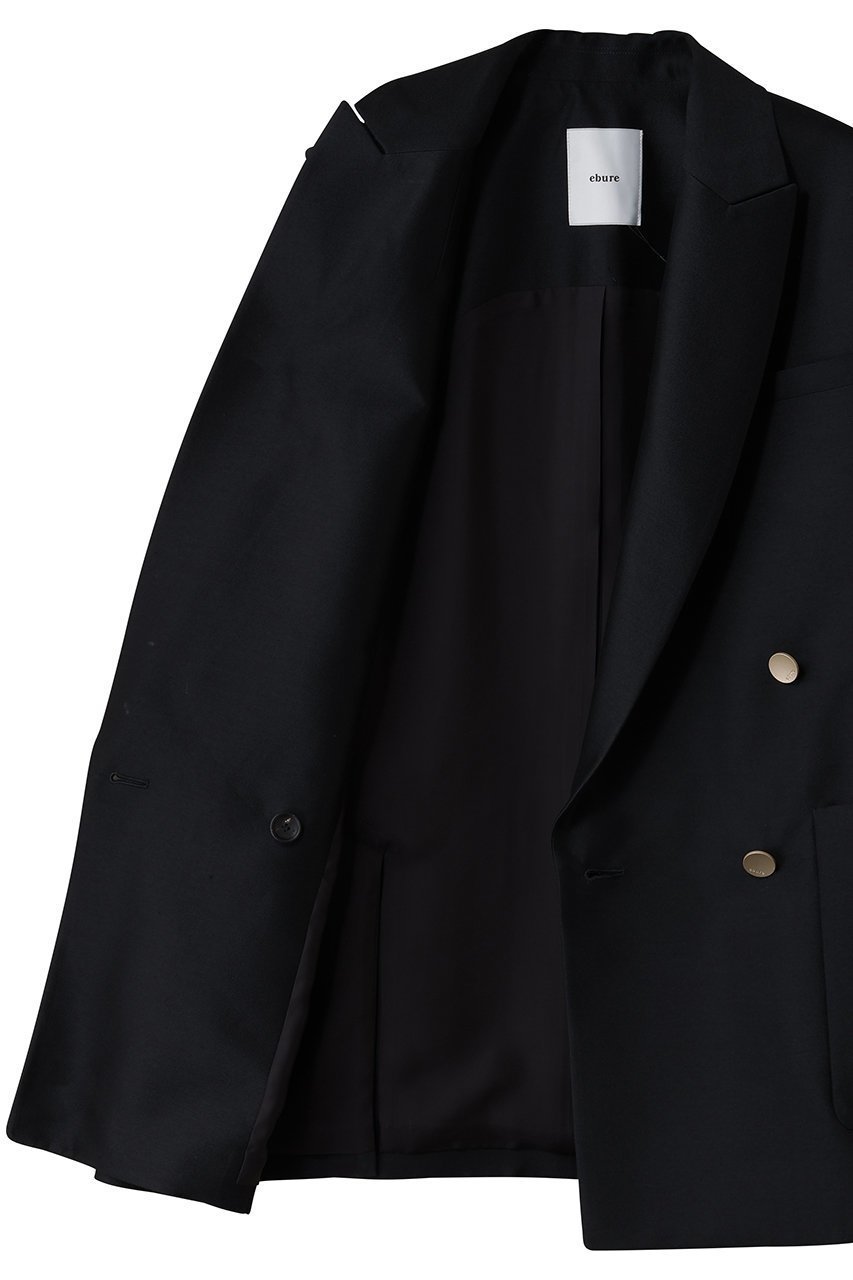 【エブール/ebure】のウールシルクコットン 4釦ダブルジレ 人気、トレンドファッション・服の通販 founy(ファニー) 　ファッション　Fashion　レディースファッション　Fashion for Women　アウター　Coat / Outerwear Collection　レディースジャケット・軽アウター　Jackets　おすすめ　Recommended / Our Picks　シルク　Silk, 100% Silk　ジャケット　Jacket, Outerwear　ダブル　Double, Double-Breasted　ベスト　Vest, Waistcoat　マニッシュ　Mannish, Boyish　エレガント 上品　Elegant　ビジネス 仕事 通勤　Business / Work / Commuting　夏　Summer　春　Spring　S/S・春夏　SS, Spring/Summer, Warm Season　A/W・秋冬　Autumn/Winter　other-6|ID: prp329100004653175 ipo3291000000035967636
