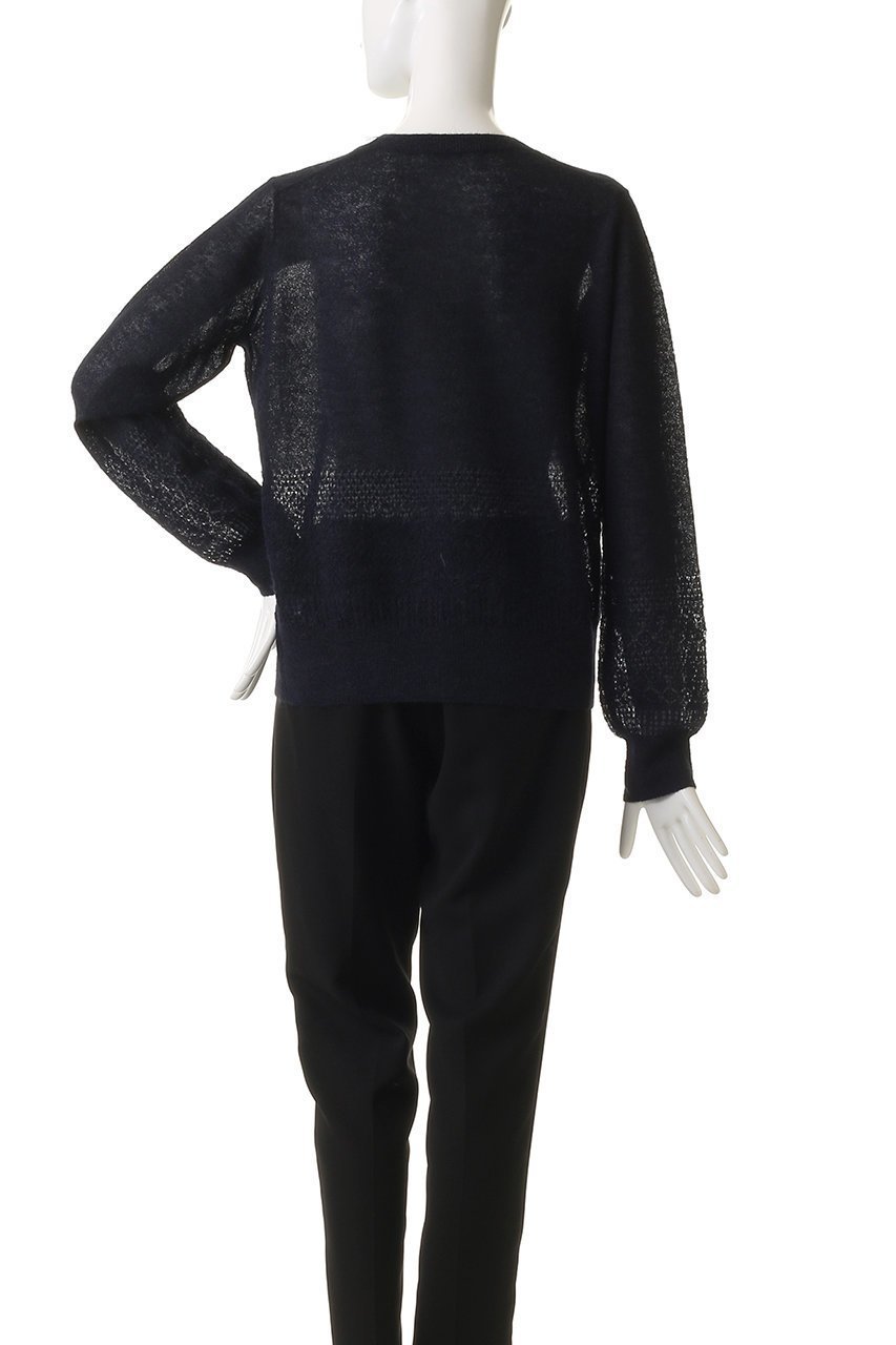 【エブール/ebure】のアイレットポイントニット クルーネックプルオーバー 人気、トレンドファッション・服の通販 founy(ファニー) ファッション Fashion レディースファッション Fashion for Women トップス・カットソー Cut & Sew Tops ニット Knit Tops & Sweaters カジュアルプルオーバー・ニットトップス Pullovers & Knit Tops / Casual Pullovers おすすめ Recommended / Our Picks シアー Sheer, See-Through タンク Tank Top, Sleeveless Top エレガント 上品 Elegant 透かし Cut-Out, Lacework other-4|ID: prp329100004653181 ipo3291000000035299036