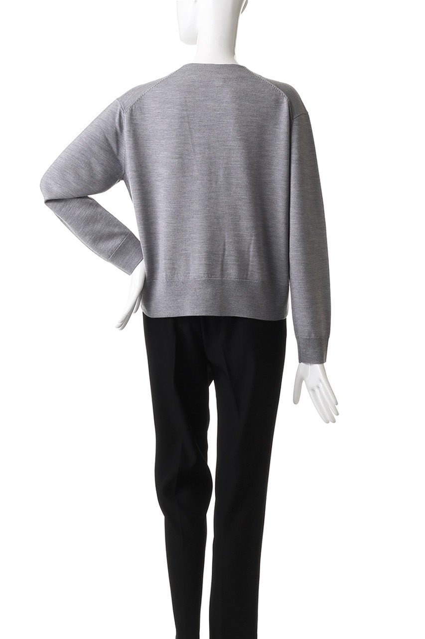 【エブール/ebure】のハイゲージウールシルクカシミア Vネックニットカーディガン 人気、トレンドファッション・服の通販 founy(ファニー) ファッション Fashion レディースファッション Fashion for Women トップス・カットソー Cut & Sew Tops ニット Knit Tops & Sweaters カーディガン・羽織り Layered Style Cardigans Vネックトップス V-Neck Tops / V-Cut Neckline Shirts アイレット Eyelet Lace エレガント 上品 Elegant カーディガン Cardigan, Knitwear シルク Silk, 100% Silk デニム Denim, Jeans Material ベーシック Basic, Essential other-4|ID: prp329100004653183 ipo3291000000036075904