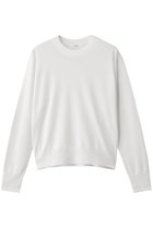 【エブール/ebure】のハイゲージウールシルクカシミア クルーネックニットプルオーバー ホワイト|ID: prp329100004653185 ipo3291000000035967681