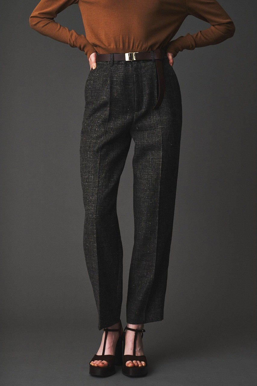 【オブリオ/AUBRIOT】のクラシックツイードスラックス 人気、トレンドファッション・服の通販 founy(ファニー) 　ファッション　Fashion　レディースファッション　Fashion for Women　パンツ　Pants & Trousers　イタリア　Italy　クラシカル　Classical, Vintage-Inspired　スラックス　Slacks, Dress Pants　ツイード／ツィード　Choker, Choker Necklace　フォルム　Silhouette, Form　マニッシュ　Mannish, Boyish　ラグジュアリー　Luxury, Elegant　リネン　Linen, Linen Fabric　other-8|ID: prp329100004653199 ipo3291000000035799623