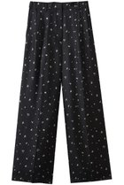 【エブール/ebure】のシルクスモールフラワー ワイドパンツ ネイビー|ID: prp329100004653201 ipo3291000000035799630