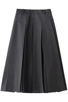 【エブール/ebure】のソフトギャバジン プリーツスカート グレー|ID: prp329100004653205 ipo3291000000035799690