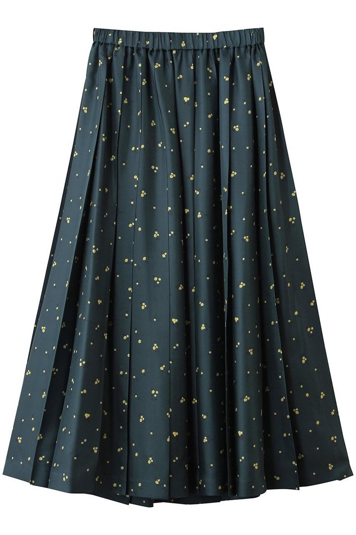 【エブール/ebure】のシルクスモールフラワー プリーツスカート インテリア・キッズ・メンズ・レディースファッション・服の通販 founy(ファニー) https://founy.com/ ファッション Fashion レディースファッション Fashion for Women スカート Skirts プリーツスカート / 上品フェミニンスタイル Pleated Skirts おすすめ Recommended / Our Picks シルク Silk, 100% Silk スピンドル Spindle, Drawcord プリント Print, Printed Pattern プリーツ Pleats, Pleated モダン Modern, Contemporary ループ Loop, Loop Knit |ID: prp329100004653206 ipo3291000000033629080