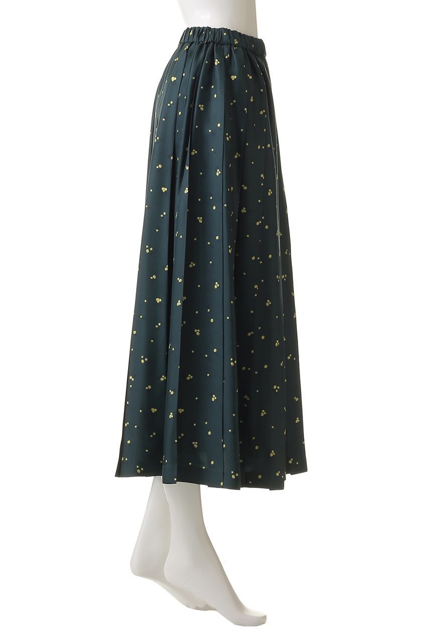 【エブール/ebure】のシルクスモールフラワー プリーツスカート 人気、トレンドファッション・服の通販 founy(ファニー) 　ファッション　Fashion　レディースファッション　Fashion for Women　スカート　Skirts　プリーツスカート / 上品フェミニンスタイル　Pleated Skirts　おすすめ　Recommended / Our Picks　シルク　Silk, 100% Silk　スピンドル　Spindle, Drawcord　プリント　Print, Printed Pattern　プリーツ　Pleats, Pleated　モダン　Modern, Contemporary　ループ　Loop, Loop Knit　other-3|ID: prp329100004653206 ipo3291000000035967843