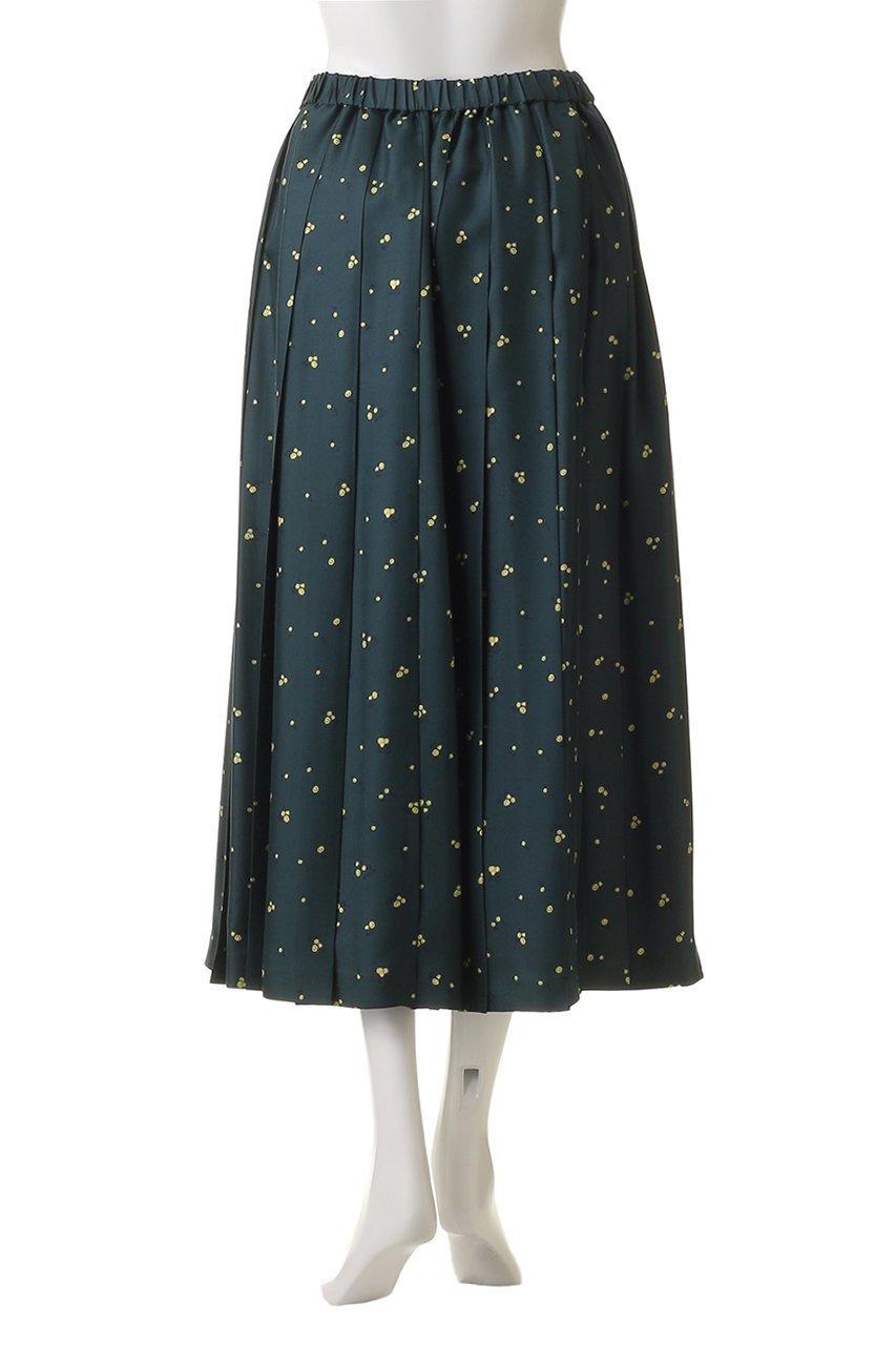 【エブール/ebure】のシルクスモールフラワー プリーツスカート 人気、トレンドファッション・服の通販 founy(ファニー) 　ファッション　Fashion　レディースファッション　Fashion for Women　スカート　Skirts　プリーツスカート / 上品フェミニンスタイル　Pleated Skirts　おすすめ　Recommended / Our Picks　シルク　Silk, 100% Silk　スピンドル　Spindle, Drawcord　プリント　Print, Printed Pattern　プリーツ　Pleats, Pleated　モダン　Modern, Contemporary　ループ　Loop, Loop Knit　other-4|ID: prp329100004653206 ipo3291000000035967845