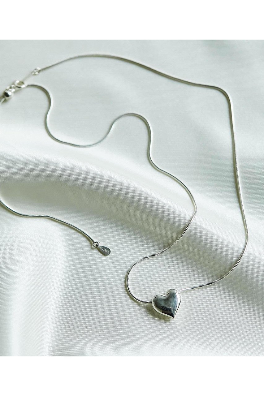 【ウィムガゼット/Whim Gazette】の【Hoaw.】Heart ネックレス インテリア・キッズ・メンズ・レディースファッション・服の通販 founy(ファニー) 　ファッション　Fashion　レディースファッション　Fashion for Women　ジュエリー　Jewelry　ネックレス　Necklaces & Pendants　シルバー　Silver, Metallic Silver　シンプル　Simple, Minimal　スタンダード　Standard, Basic　ネックレス　Necklace, Pendant Necklace　フォルム　Silhouette, Form　モチーフ　Motif, Design Theme　エレガント 上品　Elegant　シルバー|ID: prp329100004653208 ipo3291000000035652724