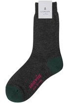 【ランバン オン ブルー/LANVIN en Bleu】の針抜きロゴポイントソックス チャコールグレー|ID: prp329100004653939 ipo3291000000036047772