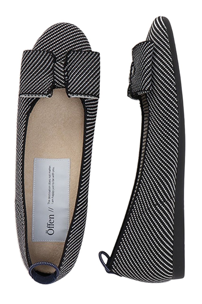 【オッフェン/Offen】のn1round-Noeud インテリア・キッズ・メンズ・レディースファッション・服の通販 founy(ファニー) ファッション Fashion レディースファッション Fashion for Women おすすめ Recommended / Our Picks クッション Cushion, Throw Pillow クラシック Classic, Timeless Style シューズ Shoes, Footwear フラット Flat, Flat Shoes モダン Modern, Contemporary リボン Ribbon, Bow 軽量 Lightweight, Ultra Light BLACK & WHITE|ID: prp329100004653943 ipo3291000000035903161