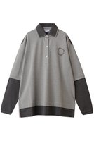 【ステラ マッカートニー/STELLA McCARTNEY】のダブルレイヤードオーバーサイズポロ 人気、トレンドファッション・服の通販 founy(ファニー) ファッション Fashion レディースファッション Fashion for Women トップス・カットソー Cut & Sew Tops シャツ・ブラウス・オフィスカジュアル Elegant Blouses & Button-Ups ポロシャツ・きれいめカジュアル Smart-Casual Polo Tops 2025年 2025 2025-2026秋冬・A/W Autumn/Winter 2025–26 AW25–26 サークル Circle, Round Design スラックス Slacks, Dress Pants デニム Denim, Jeans Material ポロシャツ Polo Shirt, Collared Tee A/W・秋冬 Autumn/Winter |ID:prp329100004653950