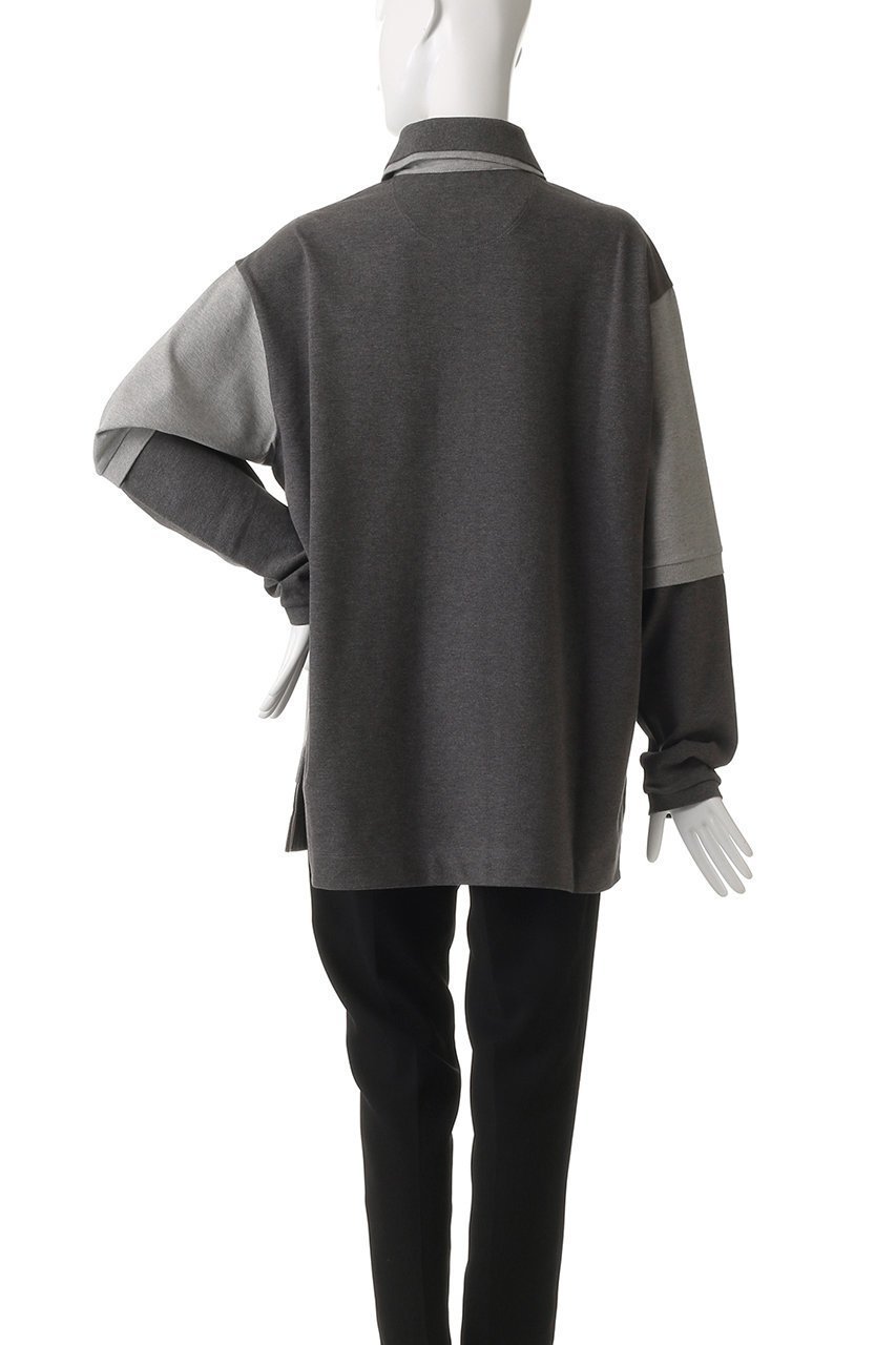 【ステラ マッカートニー/STELLA McCARTNEY】のダブルレイヤードオーバーサイズポロ 人気、トレンドファッション・服の通販 founy(ファニー) 　ファッション　Fashion　レディースファッション　Fashion for Women　トップス・カットソー　Cut & Sew Tops　シャツ・ブラウス・オフィスカジュアル　Elegant Blouses & Button-Ups　ポロシャツ・きれいめカジュアル　Smart-Casual Polo Tops　2025年　2025　2025-2026秋冬・A/W　Autumn/Winter 2025–26 AW25–26　サークル　Circle, Round Design　スラックス　Slacks, Dress Pants　デニム　Denim, Jeans Material　ポロシャツ　Polo Shirt, Collared Tee　A/W・秋冬　Autumn/Winter　other-4|ID: prp329100004653950 ipo3291000000033639619