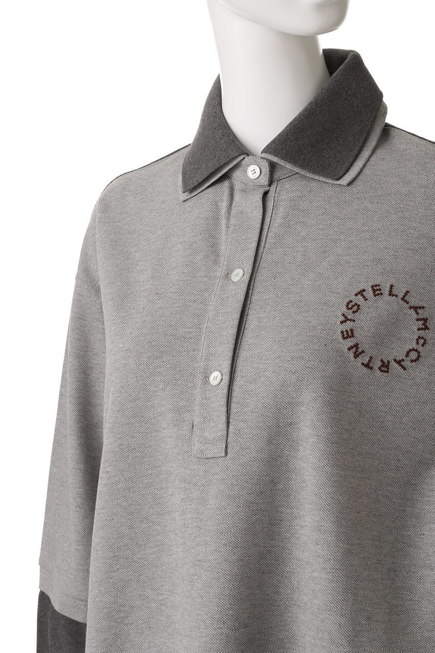 【ステラ マッカートニー/STELLA McCARTNEY】のダブルレイヤードオーバーサイズポロ 人気、トレンドファッション・服の通販 founy(ファニー) 　ファッション　Fashion　レディースファッション　Fashion for Women　トップス・カットソー　Cut & Sew Tops　シャツ・ブラウス・オフィスカジュアル　Elegant Blouses & Button-Ups　ポロシャツ・きれいめカジュアル　Smart-Casual Polo Tops　2025年　2025　2025-2026秋冬・A/W　Autumn/Winter 2025–26 AW25–26　サークル　Circle, Round Design　スラックス　Slacks, Dress Pants　デニム　Denim, Jeans Material　ポロシャツ　Polo Shirt, Collared Tee　A/W・秋冬　Autumn/Winter　other-5|ID: prp329100004653950 ipo3291000000033639620