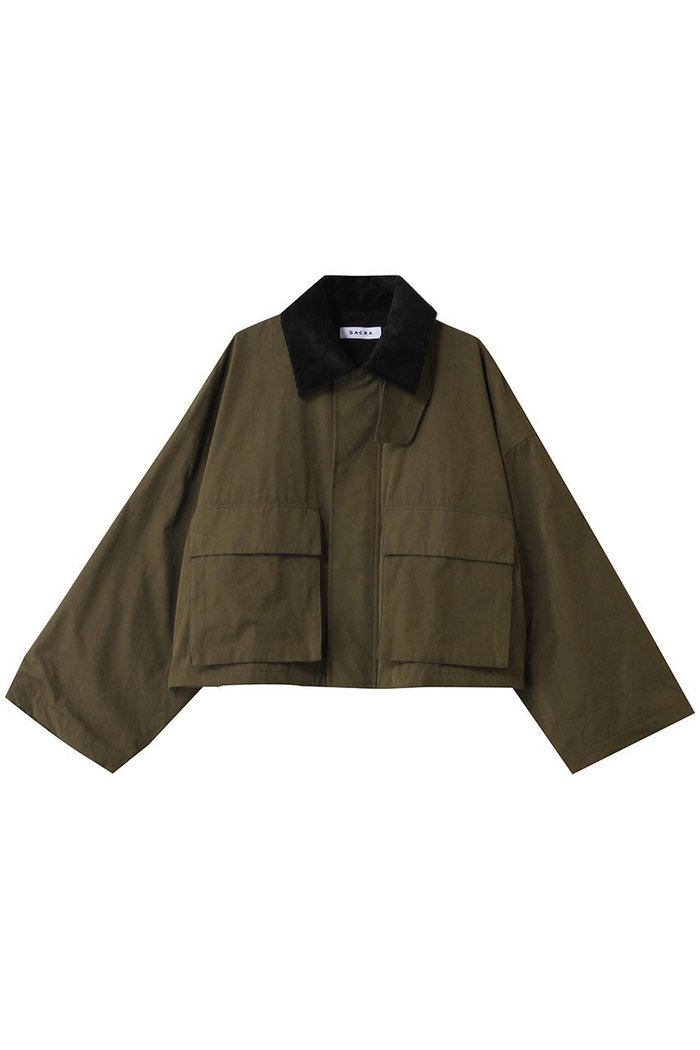 【サクラ/SACRA】のワックス加工ハイデンシティージャケット インテリア・キッズ・メンズ・レディースファッション・服の通販 founy(ファニー) https://founy.com/ ファッション Fashion レディースファッション Fashion for Women アウター Coat / Outerwear Collection レディースジャケット・軽アウター Jackets なめらか Smooth, Silky Texture クロップド Cropped, Short Length ジャケット Jacket, Outerwear スリーブ Sleeve, Long Sleeve / Short Sleeve バランス Balance, Style Balance フロント Front, Front Design ワイド Wide, Wide Fit ヴィンテージ Vintage Style 新作・新入荷 New Arrivals / New In |ID: prp329100004653953 ipo3291000000033639640