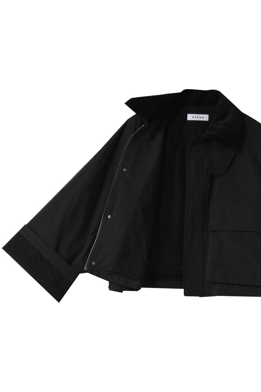 【サクラ/SACRA】のワックス加工ハイデンシティージャケット 人気、トレンドファッション・服の通販 founy(ファニー) 　ファッション　Fashion　レディースファッション　Fashion for Women　アウター　Coat / Outerwear Collection　レディースジャケット・軽アウター　Jackets　2025年　2025　2025-2026秋冬・A/W　Autumn/Winter 2025–26 AW25–26　なめらか　Smooth, Silky Texture　クロップド　Cropped, Short Length　ジャケット　Jacket, Outerwear　スリーブ　Sleeve, Long Sleeve / Short Sleeve　バランス　Balance, Style Balance　フロント　Front, Front Design　ワイド　Wide, Wide Fit　ヴィンテージ　Vintage Style　A/W・秋冬　Autumn/Winter　other-6|ID: prp329100004653953 ipo3291000000033639647