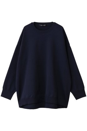 【ミズイロ インド/mizuiro ind】 crew neck wide P/O プルオーバー人気、トレンドファッション・服の通販 founy(ファニー) ファッション Fashion レディースファッション Fashion for Women トップス・カットソー Cut & Sew Tops ニット Knit Tops & Sweaters カジュアルプルオーバー・ニットトップス Pullovers & Knit Tops / Casual Pullovers 2025年 2025 2025-2026秋冬・A/W Autumn/Winter 2025–26 AW25–26 ショルダー Shoulder, Shoulder Strap シンプル Simple, Minimal ドロップ Drop Shoulder, Dropped Style バランス Balance, Style Balance ルーズ Loose, Oversized ワイド Wide, Wide Fit A/W・秋冬 Autumn/Winter |ID:prp329100004653954