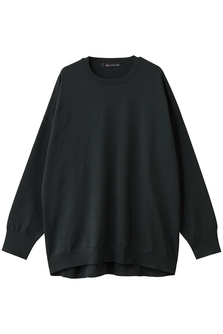 【ミズイロ インド/mizuiro ind】のクルーネックワイドプルオーバー インテリア・キッズ・メンズ・レディースファッション・服の通販 founy(ファニー) 　ファッション　Fashion　レディースファッション　Fashion for Women　トップス・カットソー　Cut & Sew Tops　ニット　Knit Tops & Sweaters　カジュアルプルオーバー・ニットトップス　Pullovers & Knit Tops / Casual Pullovers　ショルダー　Shoulder, Shoulder Strap　シンプル　Simple, Minimal　ドロップ　Drop Shoulder, Dropped Style　バランス　Balance, Style Balance　ルーズ　Loose, Oversized　ワイド　Wide, Wide Fit　再入荷　Restock / Back in Stock　gray|ID: prp329100004653954 ipo3291000000036047796