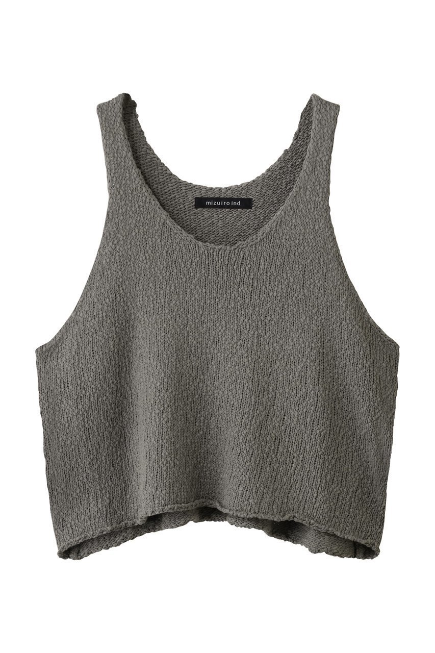 【ミズイロ インド/mizuiro ind】のLily-yarn vest ベスト インテリア・キッズ・メンズ・レディースファッション・服の通販 founy(ファニー) 　ファッション　Fashion　レディースファッション　Fashion for Women　トップス・カットソー　Cut & Sew Tops　ニット　Knit Tops & Sweaters　ベスト&ジレ / 重ね着スタイル　Vests & Gilets　カジュアルプルオーバー・ニットトップス　Pullovers & Knit Tops / Casual Pullovers　2025年　2025　2025-2026秋冬・A/W　Autumn/Winter 2025–26 AW25–26　カットソー　Cut and Sewn Top　シンプル　Simple, Minimal　ベスト　Vest, Waistcoat　A/W・秋冬　Autumn/Winter　gray|ID: prp329100004653955 ipo3291000000033639661